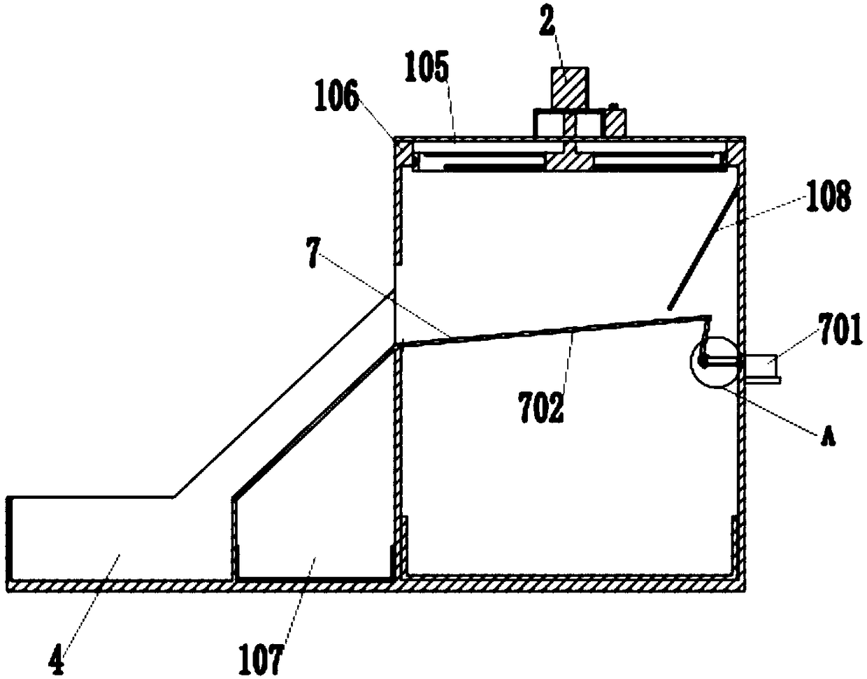 Seedling-pod separating apparatus for peanuts