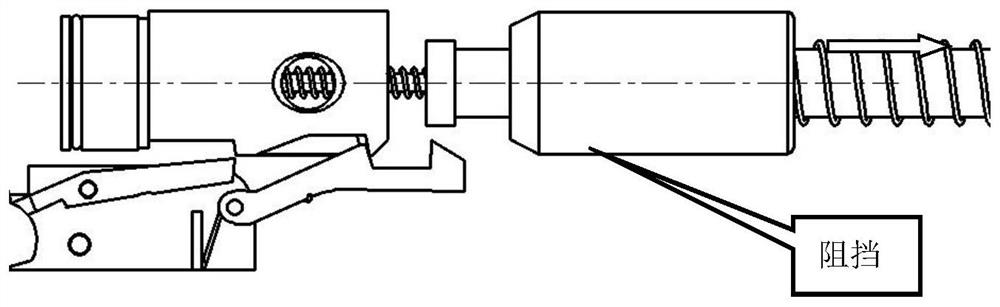 Continuous firing mechanism of paintball gun