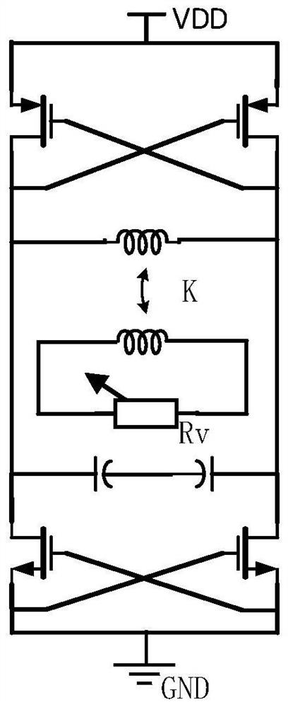 Tunable inductor based on linear high Q value and high-frequency voltage-controlled oscillator