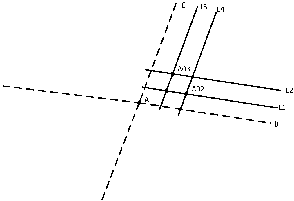 Method for automatically generating dual line network by GIS single line network