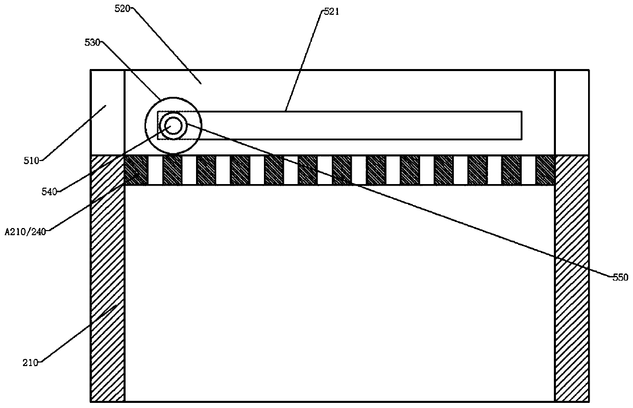 Rolling brush mechanism and closed space ventilating device thereof