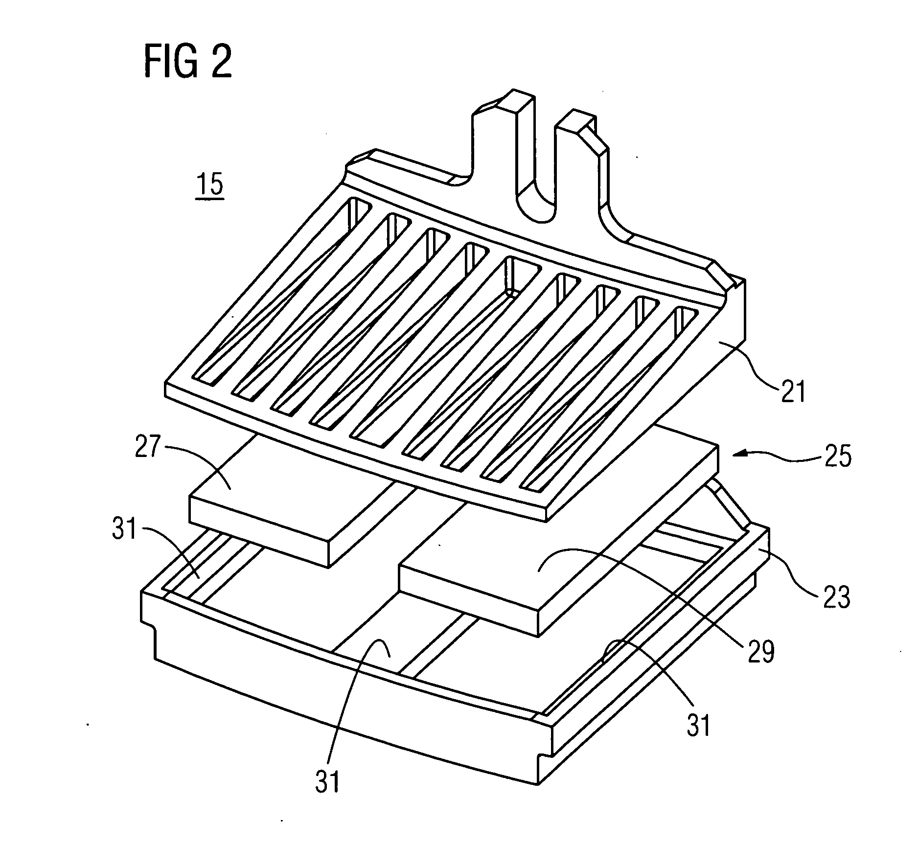 Magnetic resonance device with attachment means for attaching a gradient coil, attachment means