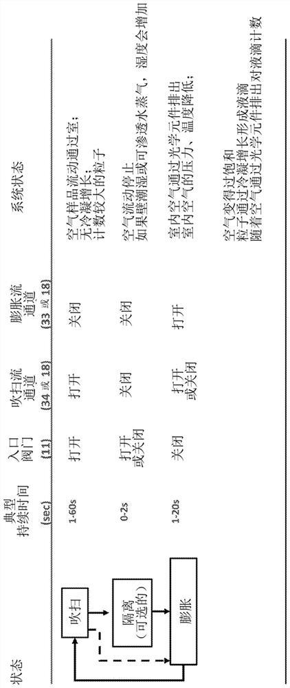 Pulsed condensation particle counter