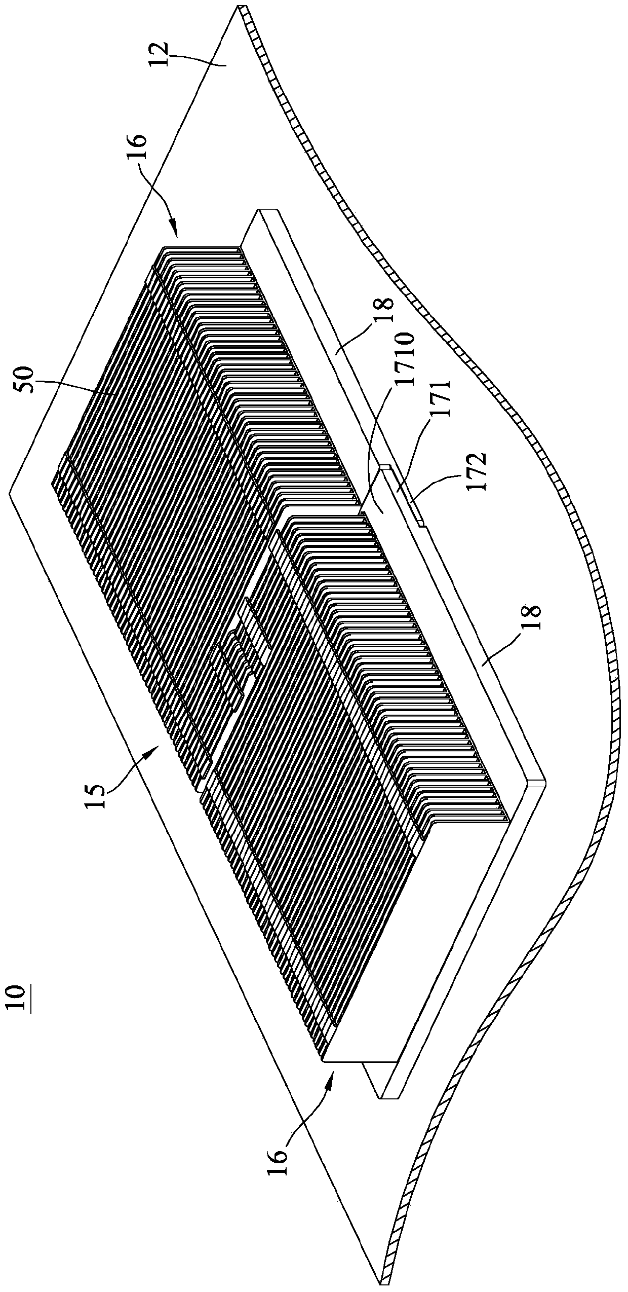 Server and its cooling components