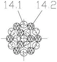 Gas electrostatic purification method based on rotating polar lines