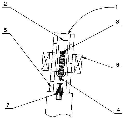 Cadmium zinc telluride single crystal furnace and growth process of cadmium zinc telluride single crystals