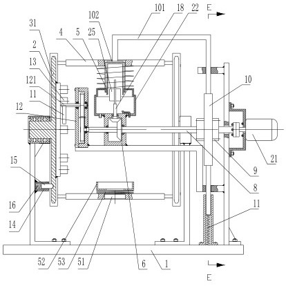 Pipe orifice rolling shaping machine