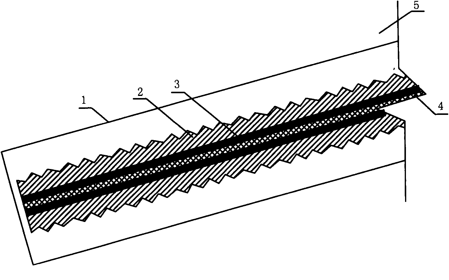 Recoverable composite anchor rod and construction method thereof