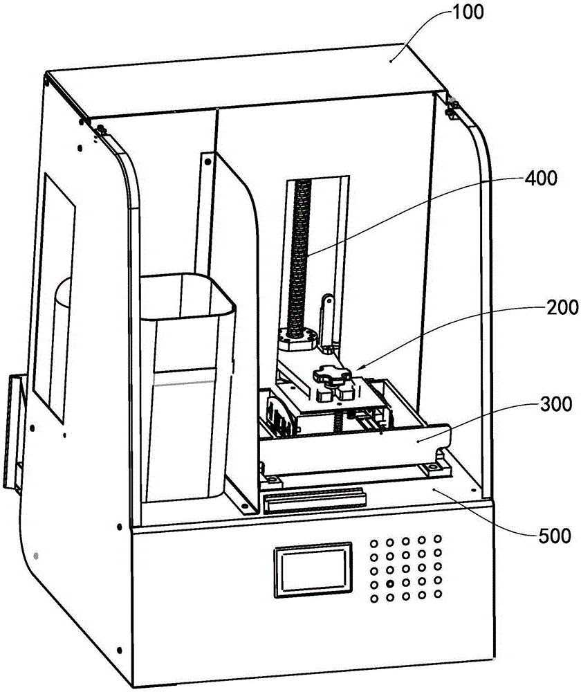 Platform assembly, digital light processing (DLP) 3D printer and demoulding method