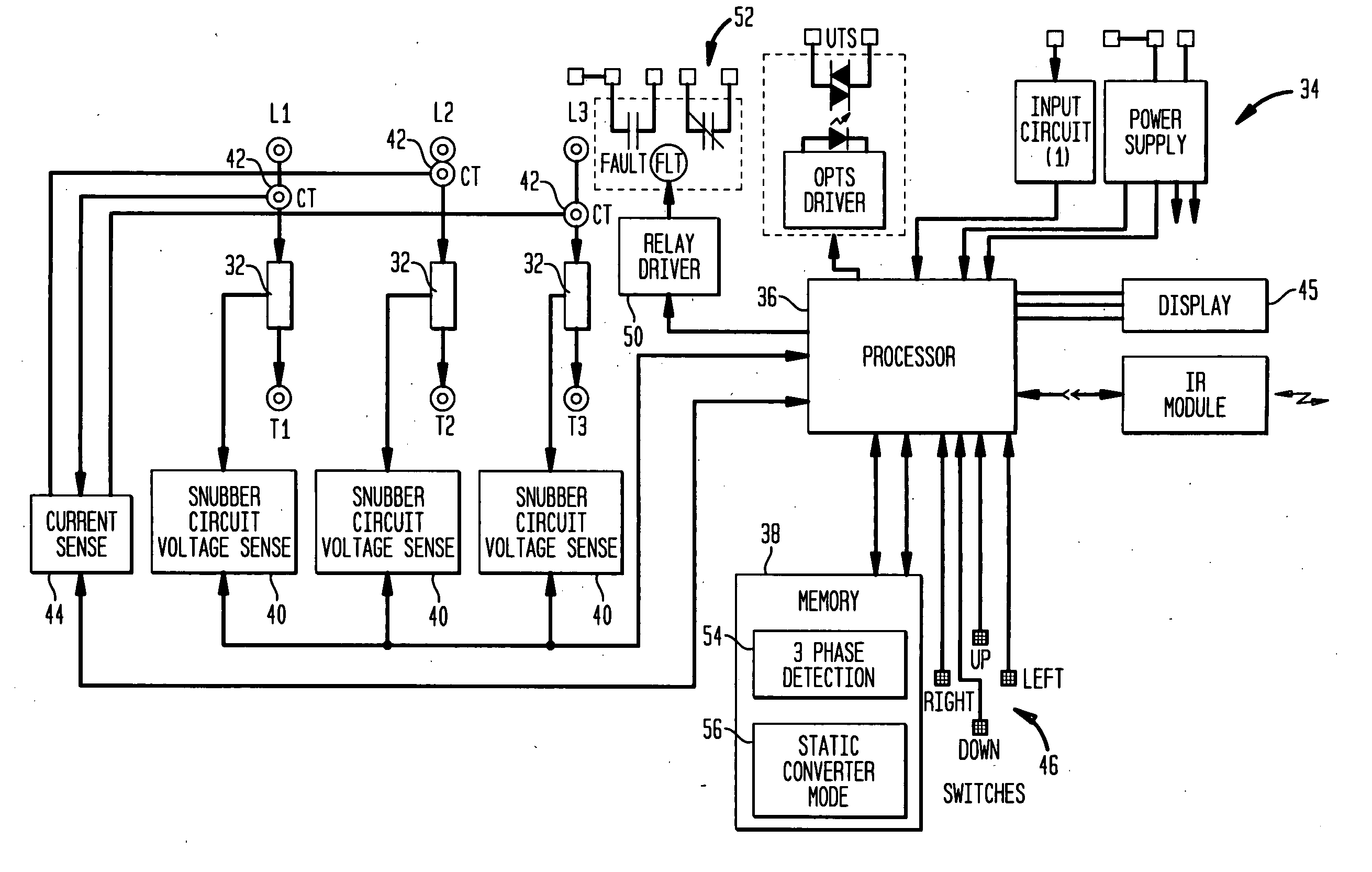 System and method for operating a soft starter in conjunction with a single to three phase static converter