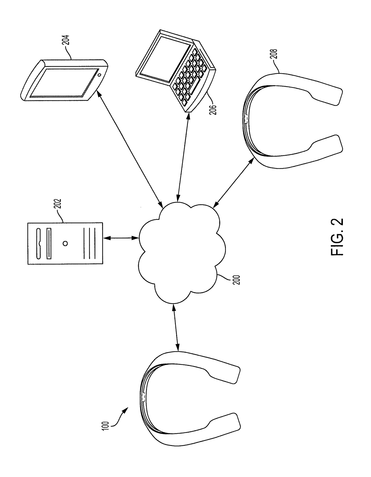 Wearable system for providing walking directions