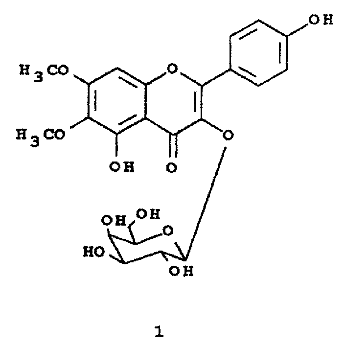 Method for separating flavone glycoside from boerhavia diffusa