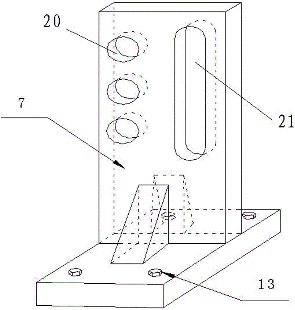 A steel plate surface purging device