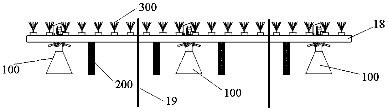 Energy circulating active convention oxygenating ecological floating island