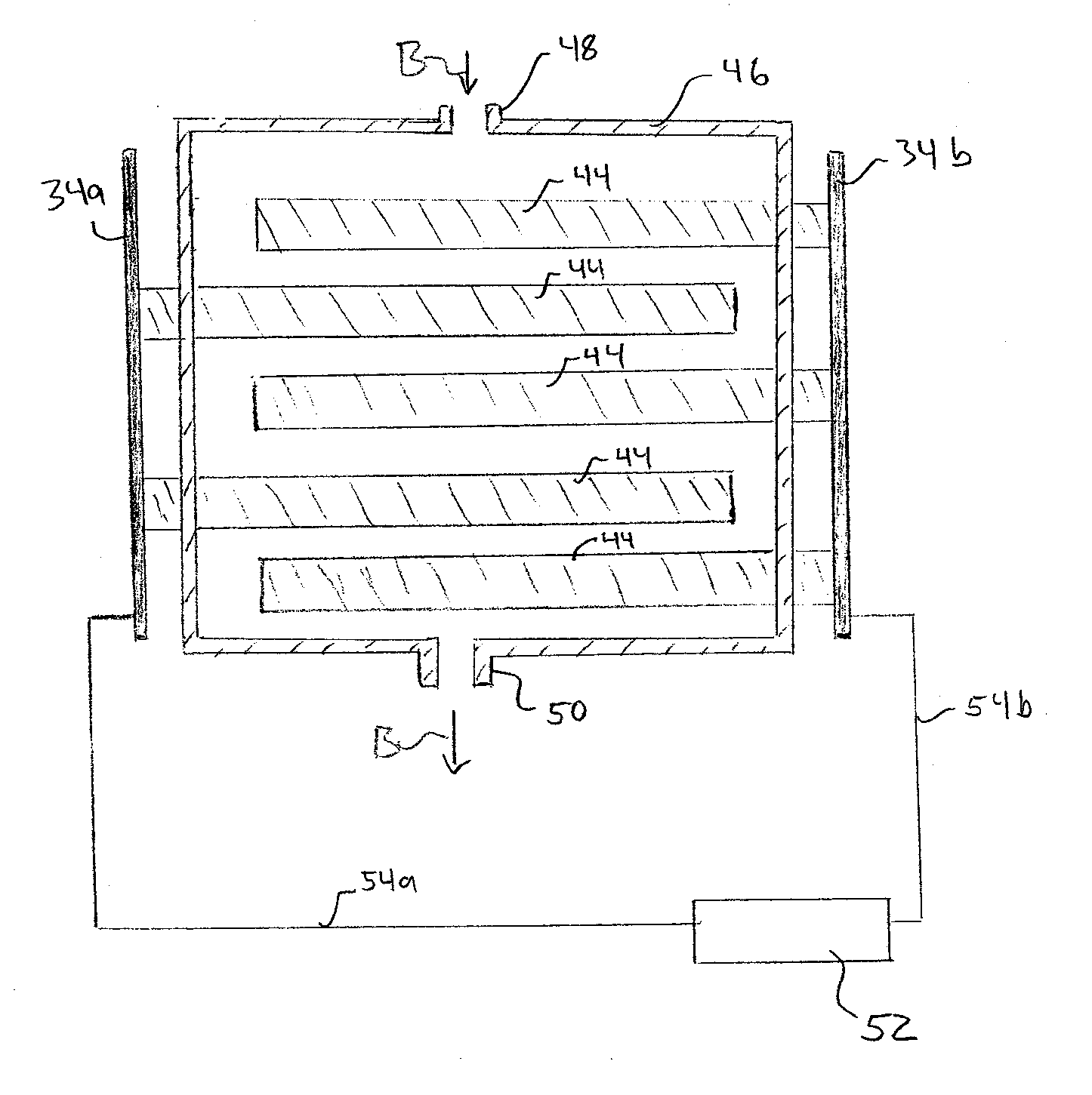 Method and apparatus for dielectrophoretic separation