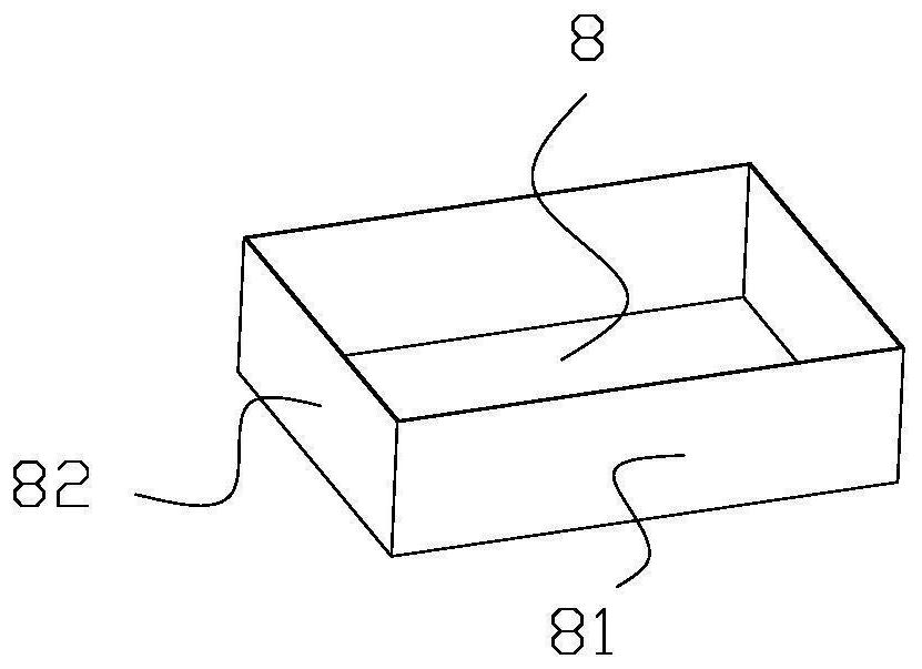 Packaging box side edge plate turning mechanism and method