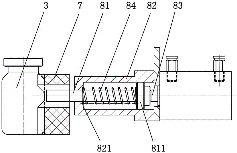 Filling machine with online weighing function