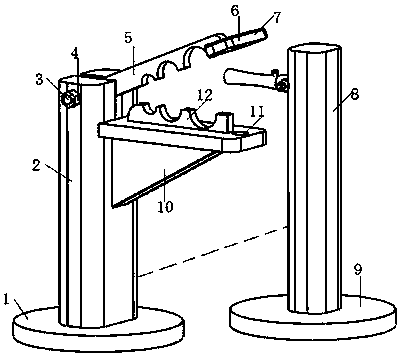 Power cable stripping device