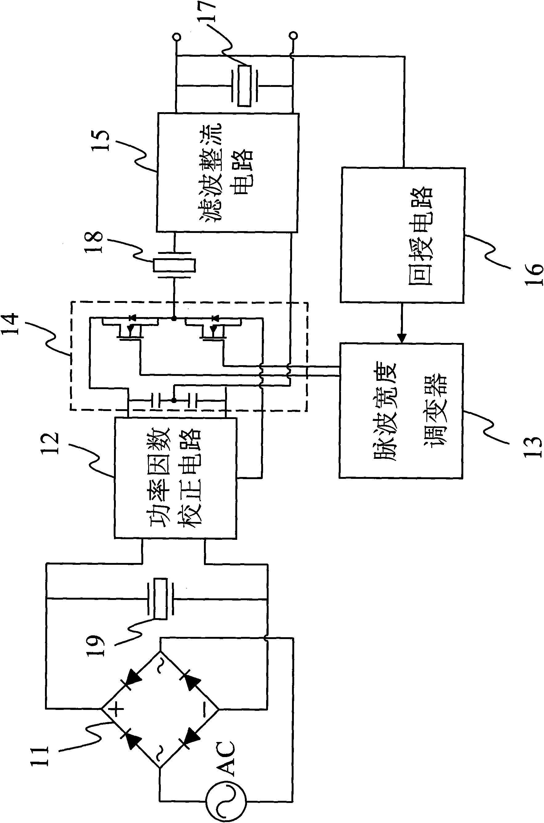 High-power output piezoelectric power converter