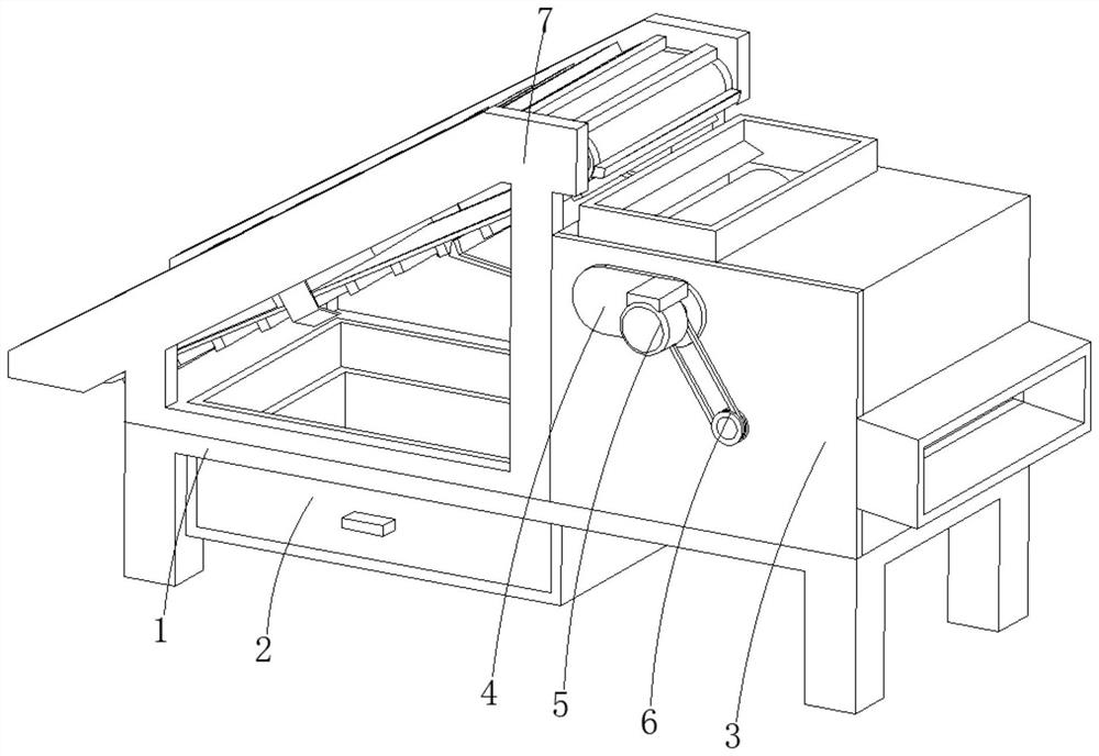 Environment-friendly building wet garbage treatment device