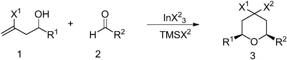 A kind of preparation method of 4,4-dihalogenated tetrahydropyran