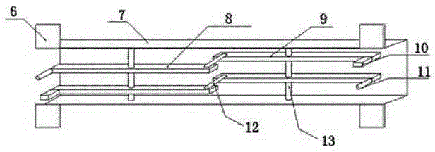 Front and reverse interlocking optical communication cross-connecting box