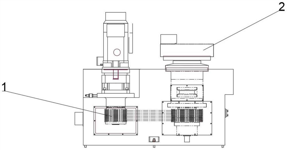 Vertical lathe for disc