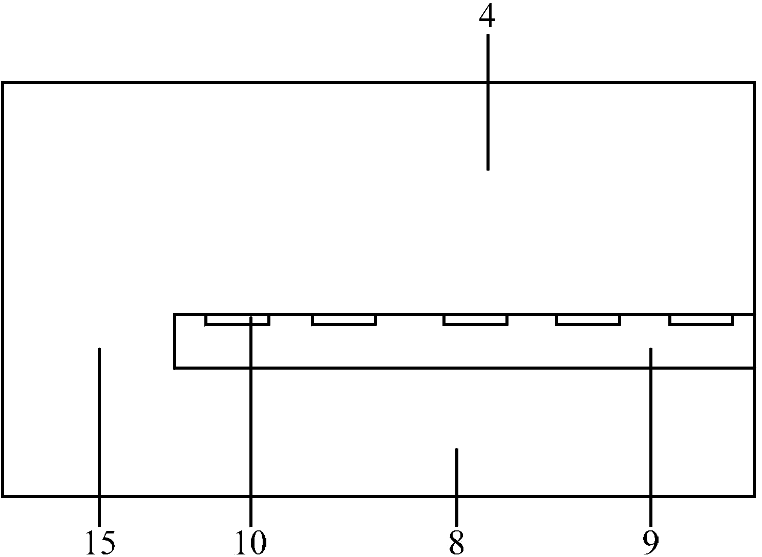 SOI voltage resistance structure with charge regions fixed at equal intervals and SOI power device