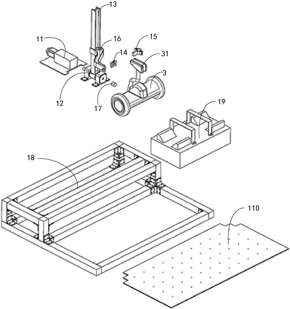 Steering mechanism test device and test system