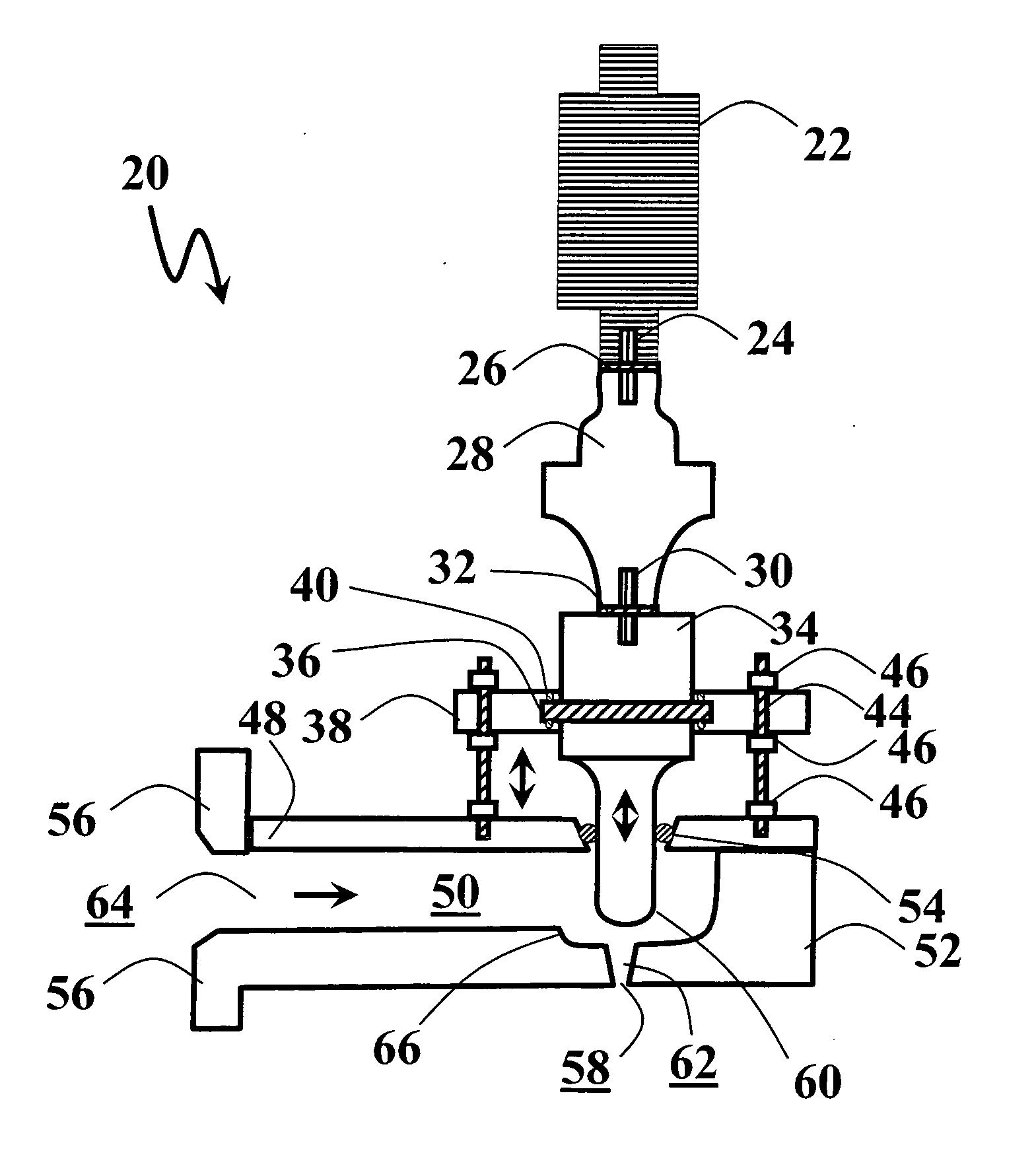 Apparatus, method and product for ultrasonic extrusion of a flowable substrate