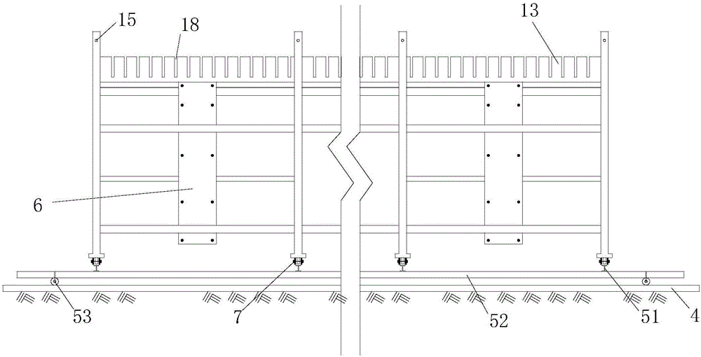 T-beam factory-like prefabricated supporting formwork system and construction method