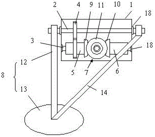 Wave power mechanism and ocean wave power generation equipment with same