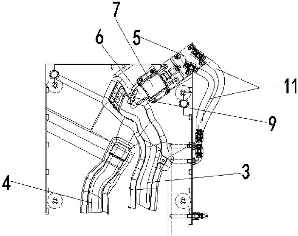 Forming mold for blow-molded products