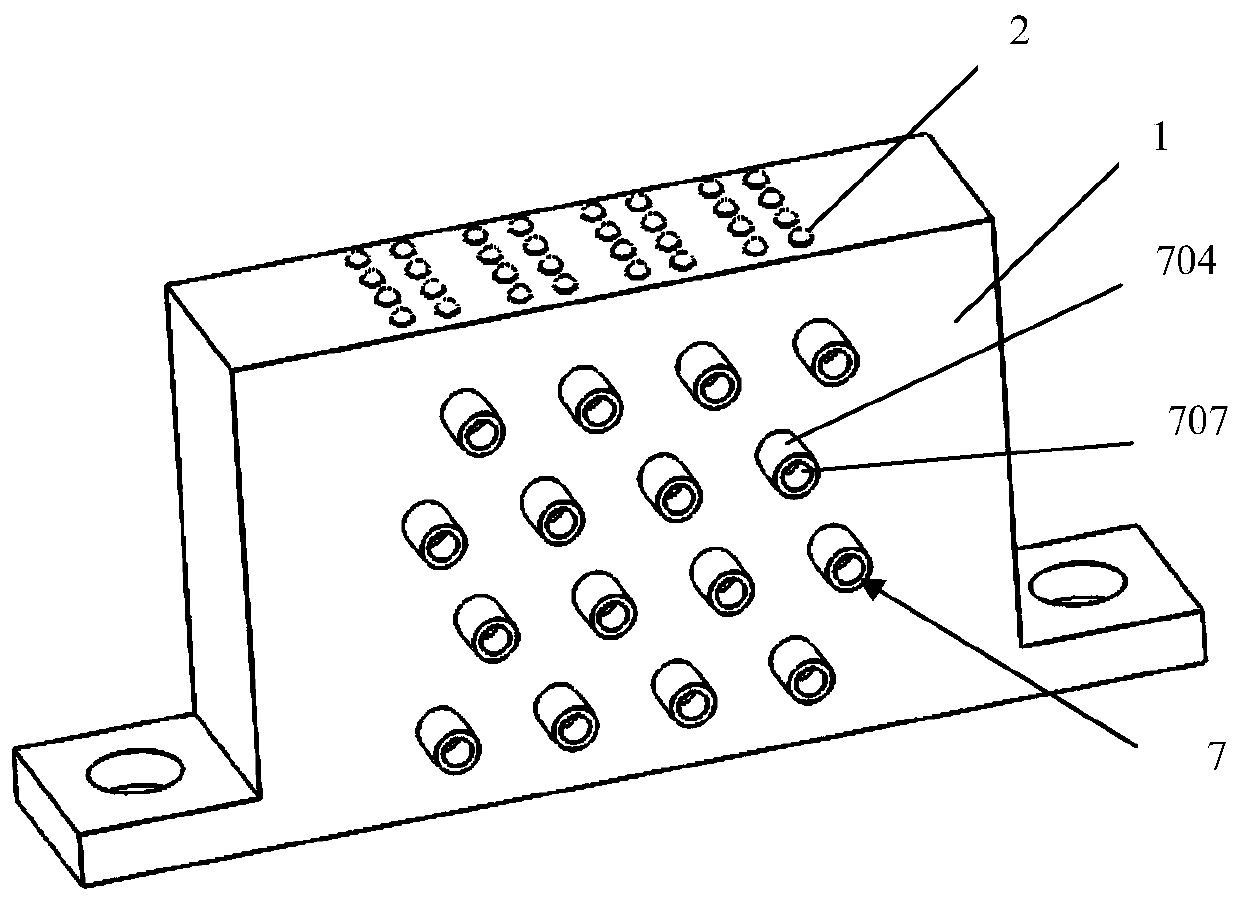 A low energy consumption electromagnetic drive type braille display device