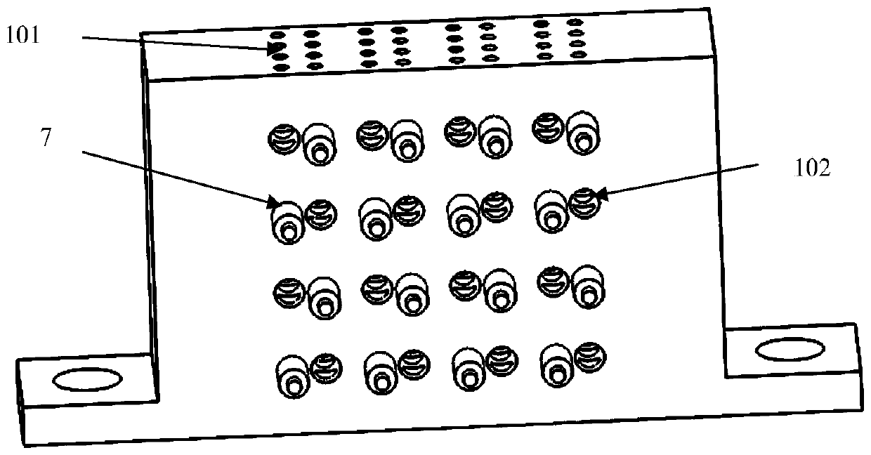 A low energy consumption electromagnetic drive type braille display device