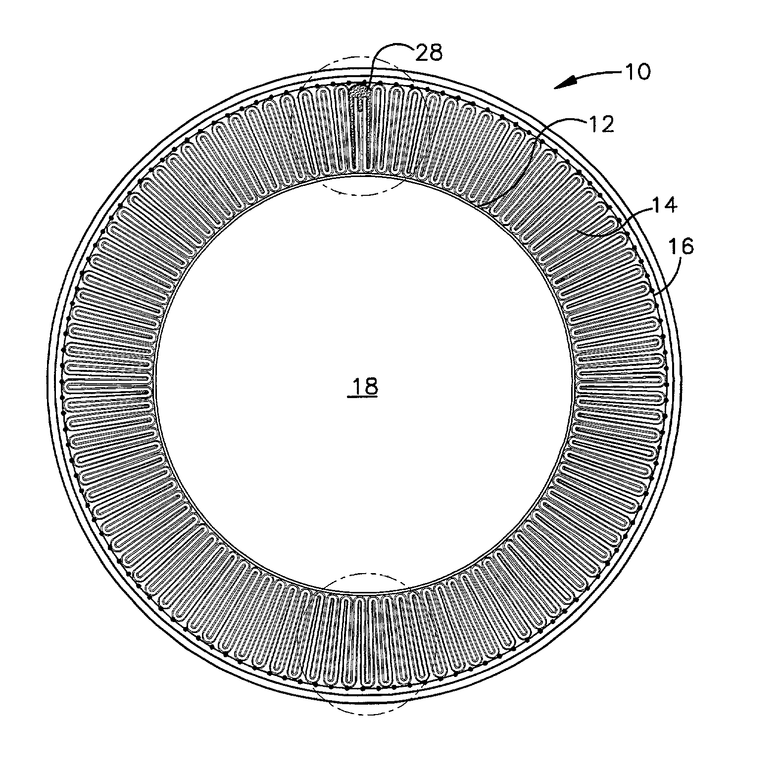 Filter element and method of making