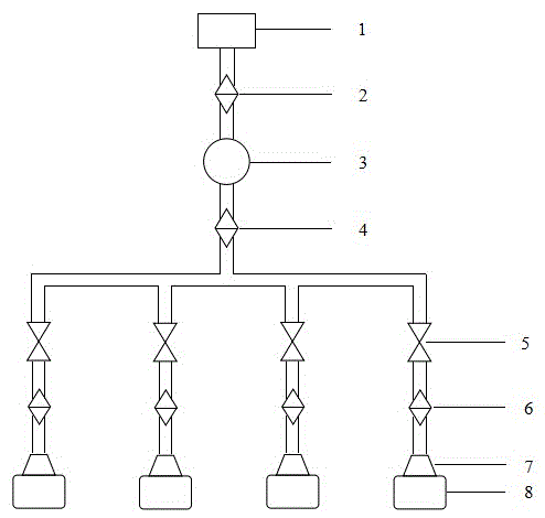 A paddy field dynamic rapid water absorption forced filter device