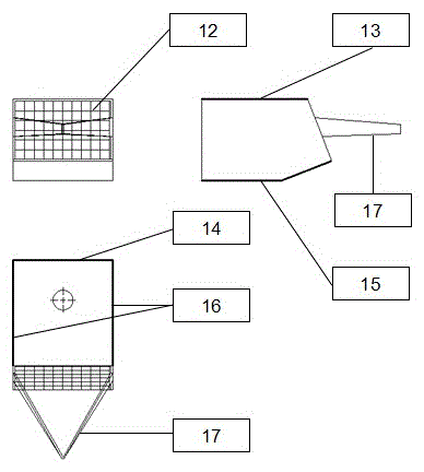 A paddy field dynamic rapid water absorption forced filter device