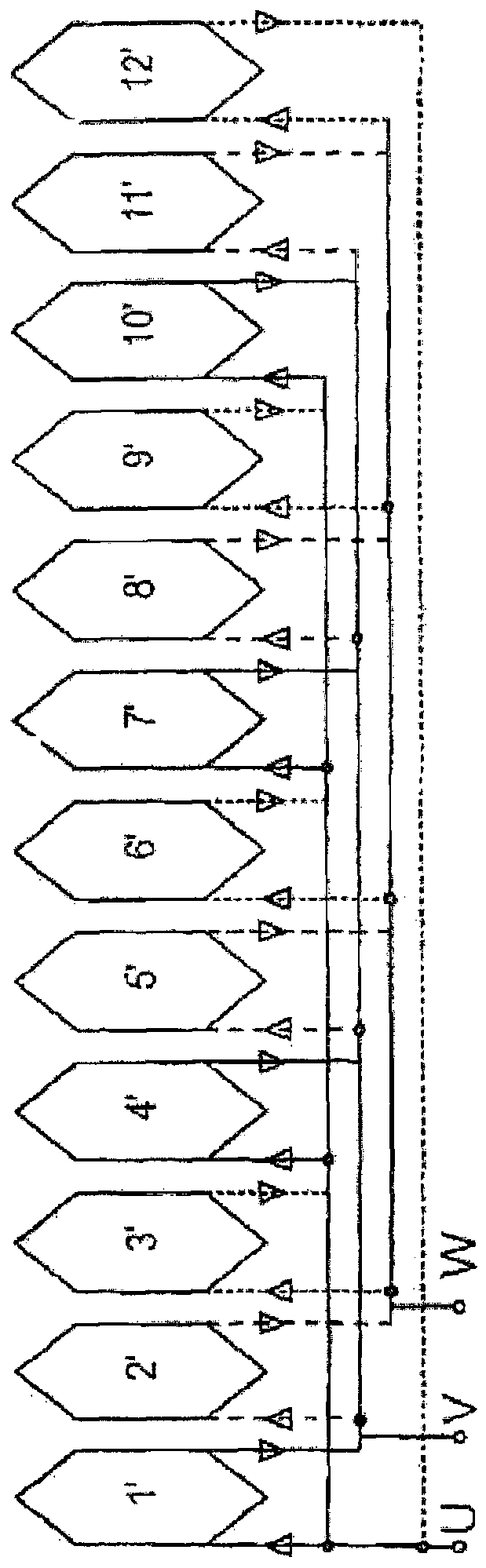 Stator apparatus with wiring end disc for an electric motor, and use of the stator apparatus