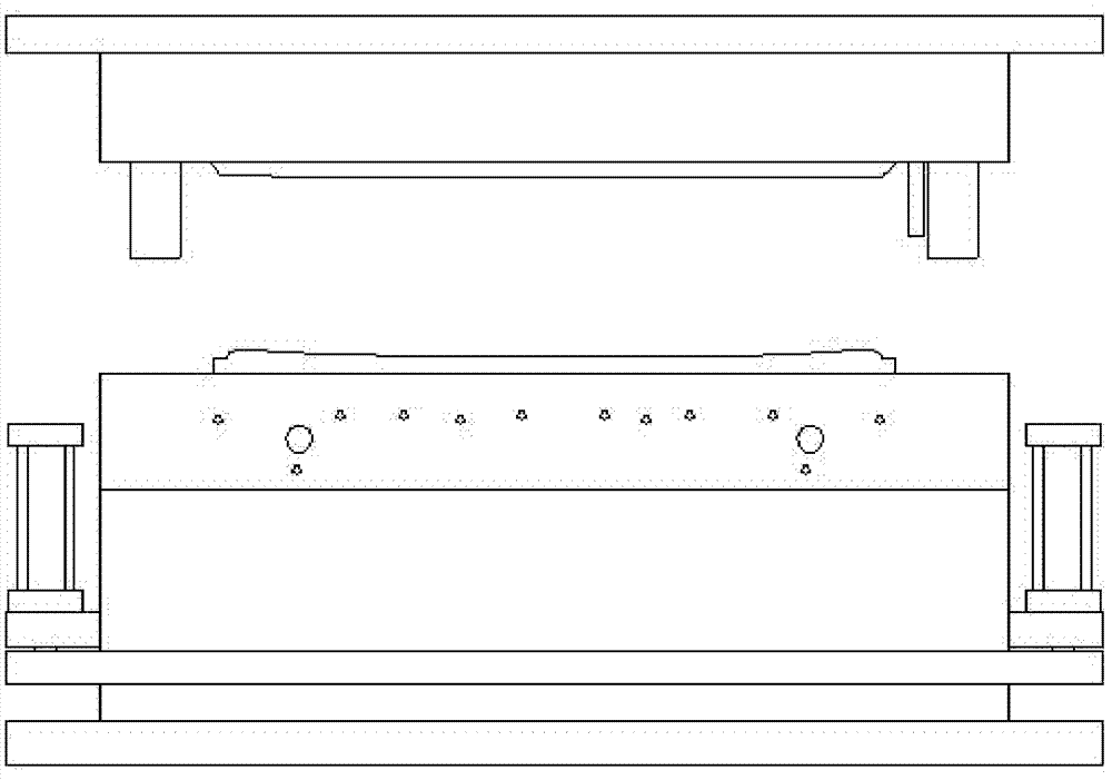 Injection molding and compression molding method of composite tufted carpet plastic interior ornament