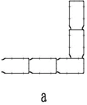 Automatic production process and device of steel pipe bundle combined structural component