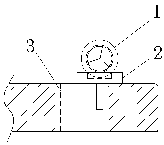Method for accurately detecting hole site of equipment by using total station