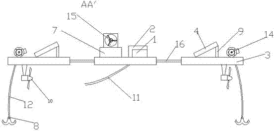 A floating solar power generation single-axis tracking system and its control method