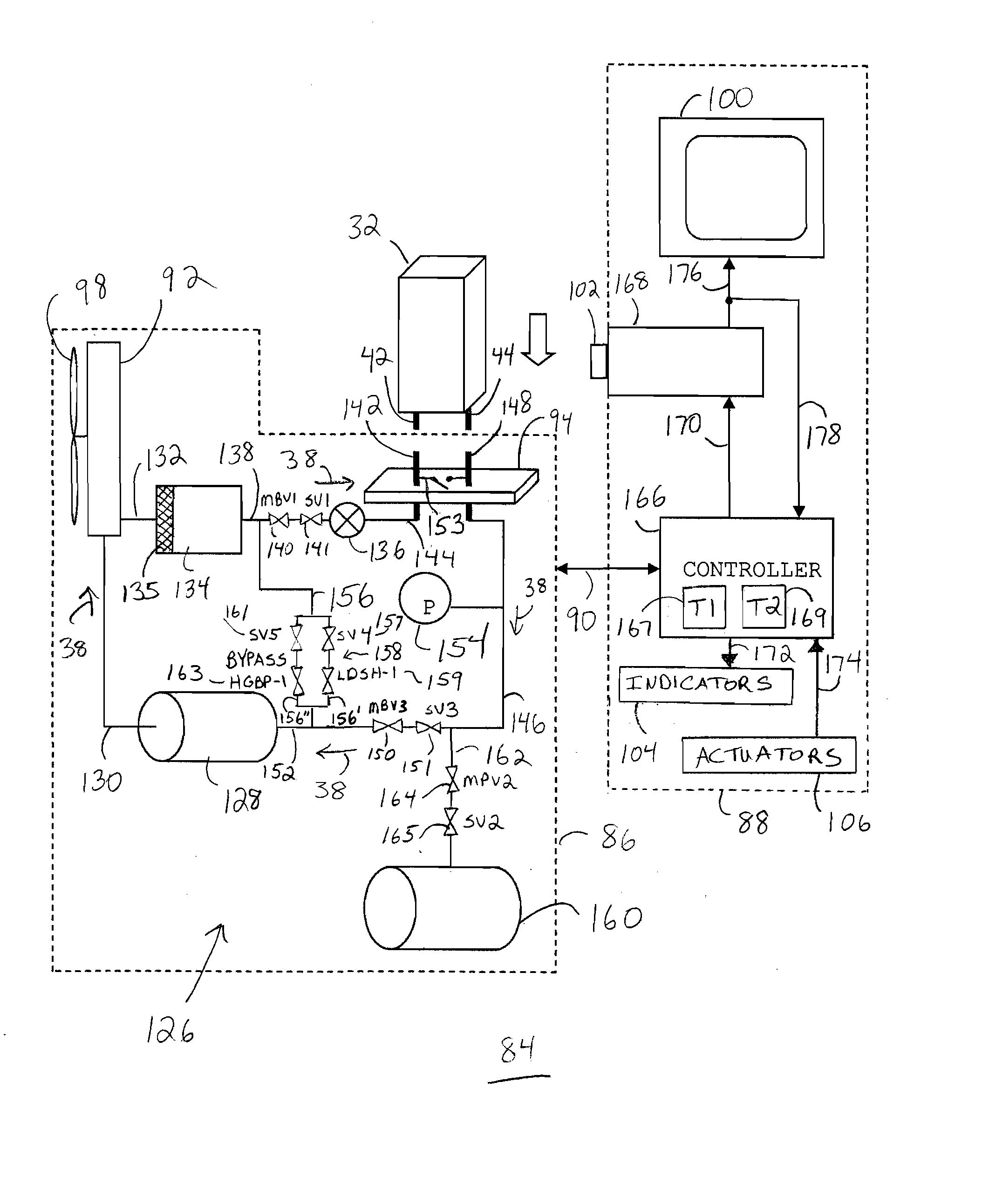 Method and system for evaluating fluid flow through a heat exchanger