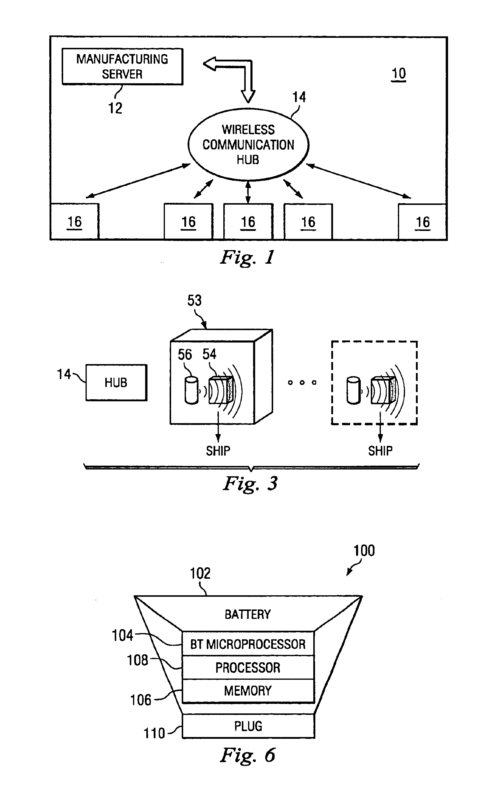 Method and system for manufacturing and servicing a computing product with the assistance of a wireless communication subsystem attached to a peripheral port