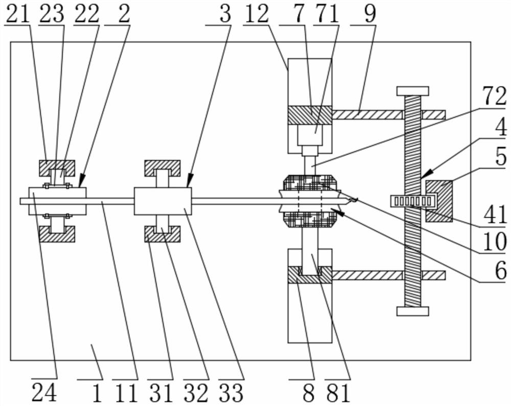 Earphone connecting wire winding forming device for earphone production