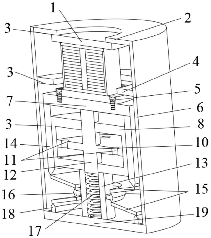 An energy-dissipating three-dimensional vibration-isolation bearing with tensile function