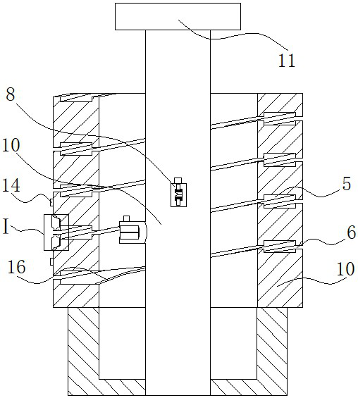 Automatic sorting device for diode production and processing