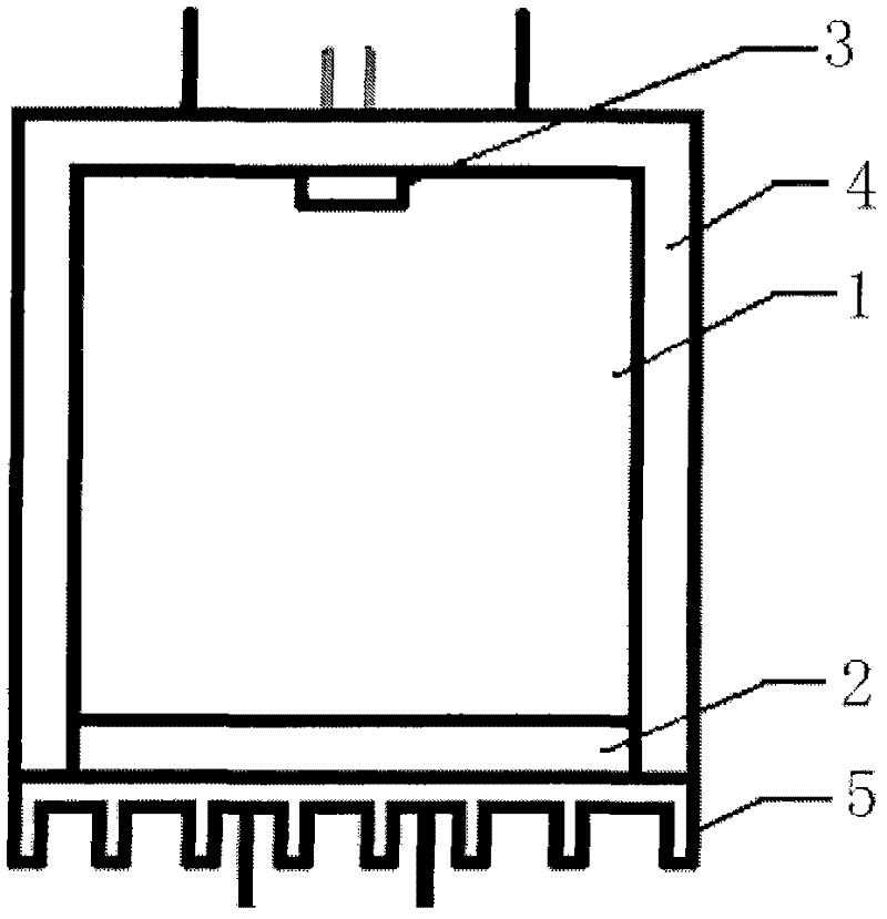 Method for controlling temperature of electrolytic capacitor and temperature-controllable electrolytic capacitor using same