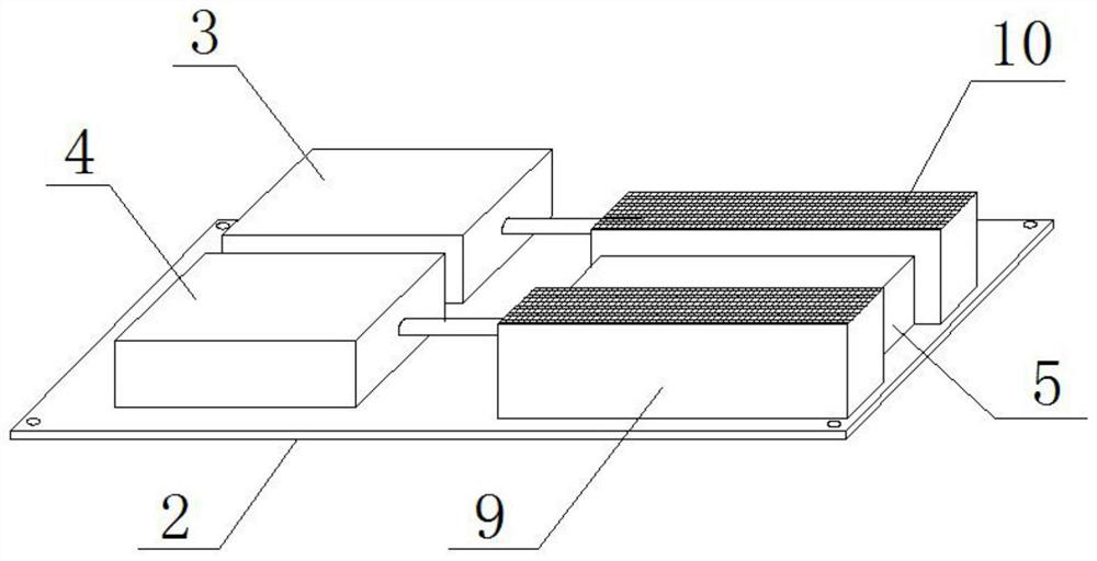 High-power single-resonant-cavity air-cooled laser light source suitable for laser deicing